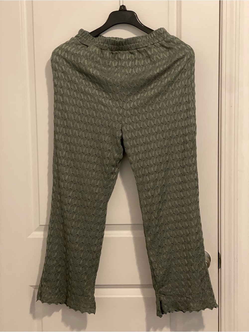 NWT Terawear emu Japanese Lace Pants Sage Green | JP L | US S